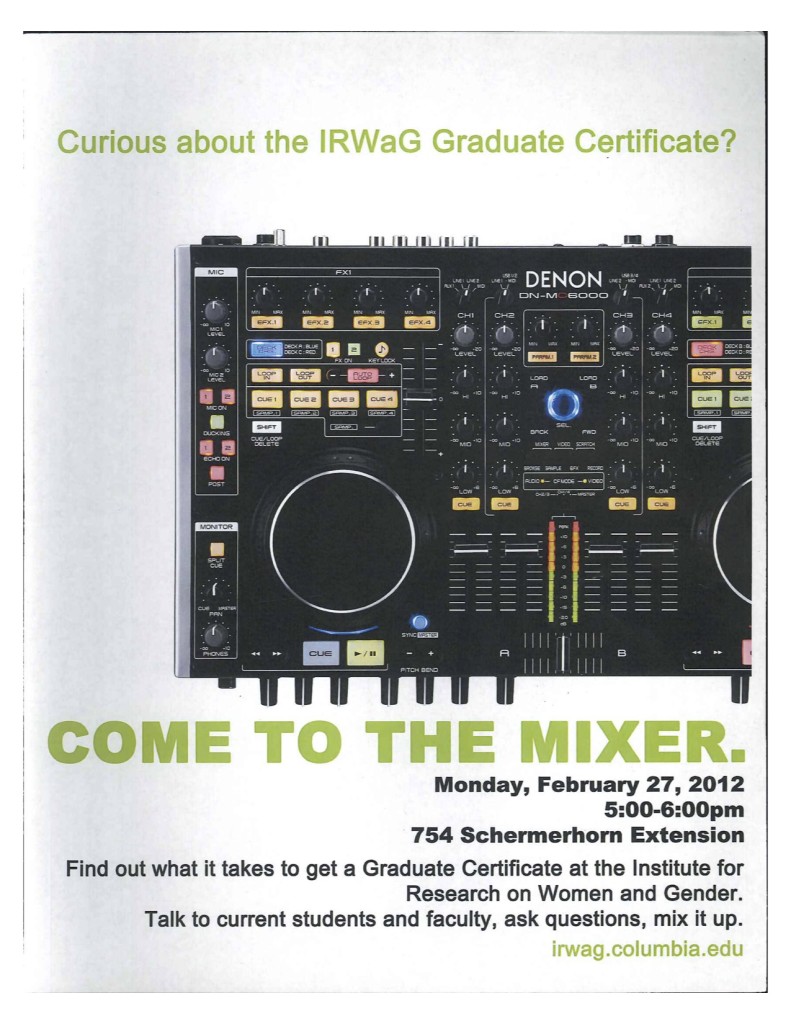 2012 Graduate Mixer